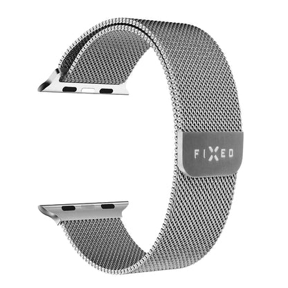 Kaiš Fixed Mesh za Apple Watch 49mm / 46mm / 45mm / 44mm / 42mm serije, Srebrni