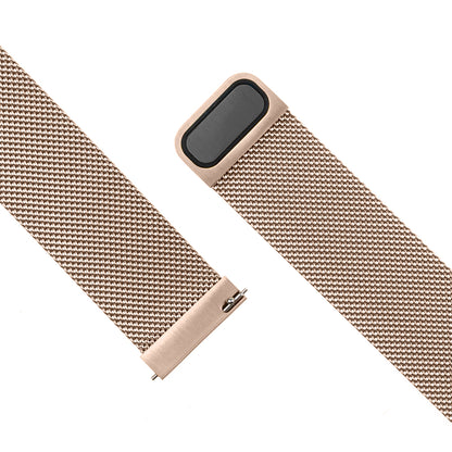 Fixed Mesh kaiš za Huawei Watch / Garmin Watch Series, 18mm, Roze Zlatna