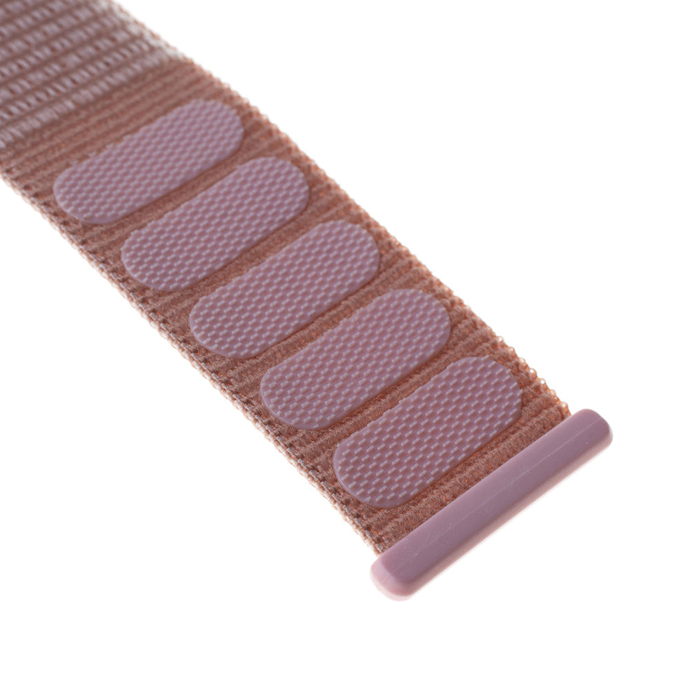 Kaiš Fixed Nylon za Apple Watch 49mm / 46mm / 45mm / 44mm / 42mm serije, Roze Zlato