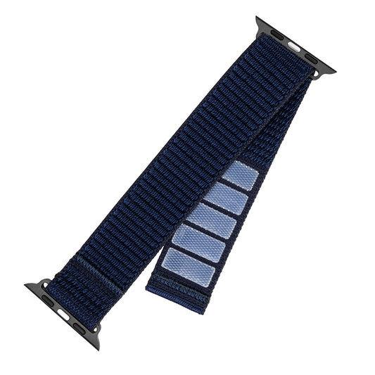 Kaiš Fixed Nylon Sporty za Apple Watch 49mm / 46mm / 45mm / 44mm / 42mm serije, Tamnoplava