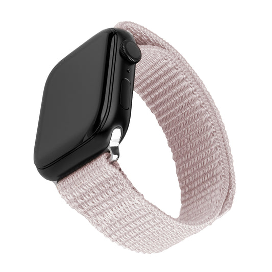 Kaiš Fixed Nylon Sporty za Apple Watch 49mm / 46mm / 45mm / 44mm / 42mm serije, Roze Zlatna
