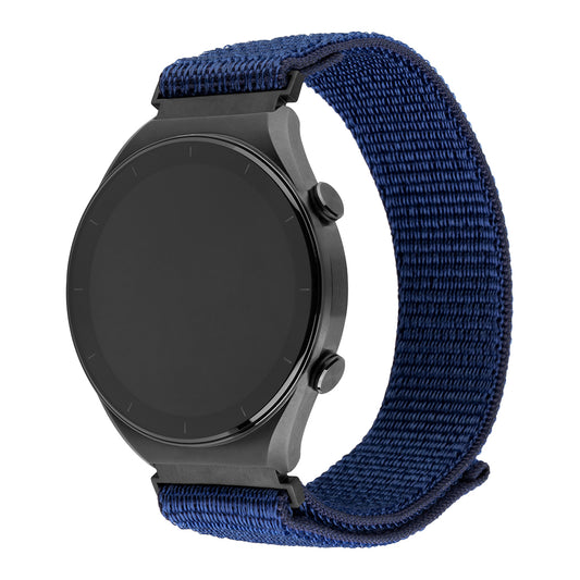 Curea Fixed Nylon Sporty za Samsung Galaxy Watch / Huawei Watch Series, 20mm, Tamno Plava