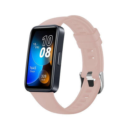 Kaiš Fixed Silicone za Huawei Band 10 / 9 / 8, Roze