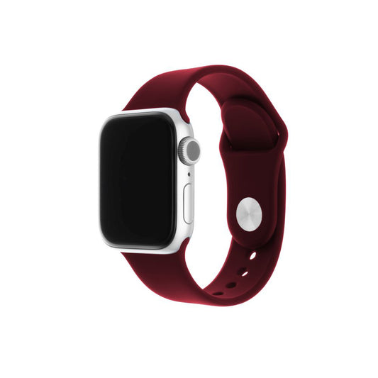 Curea Fixed Silicone Sporty za Apple Watch 49mm / 46mm / 45mm / 44mm / 42mm Series, Višnja
