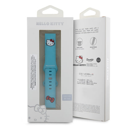 Kaiš Hello Kitty Silicone Kitty Head za Samsung Galaxy Watch / Huawei Watch Series, Plava