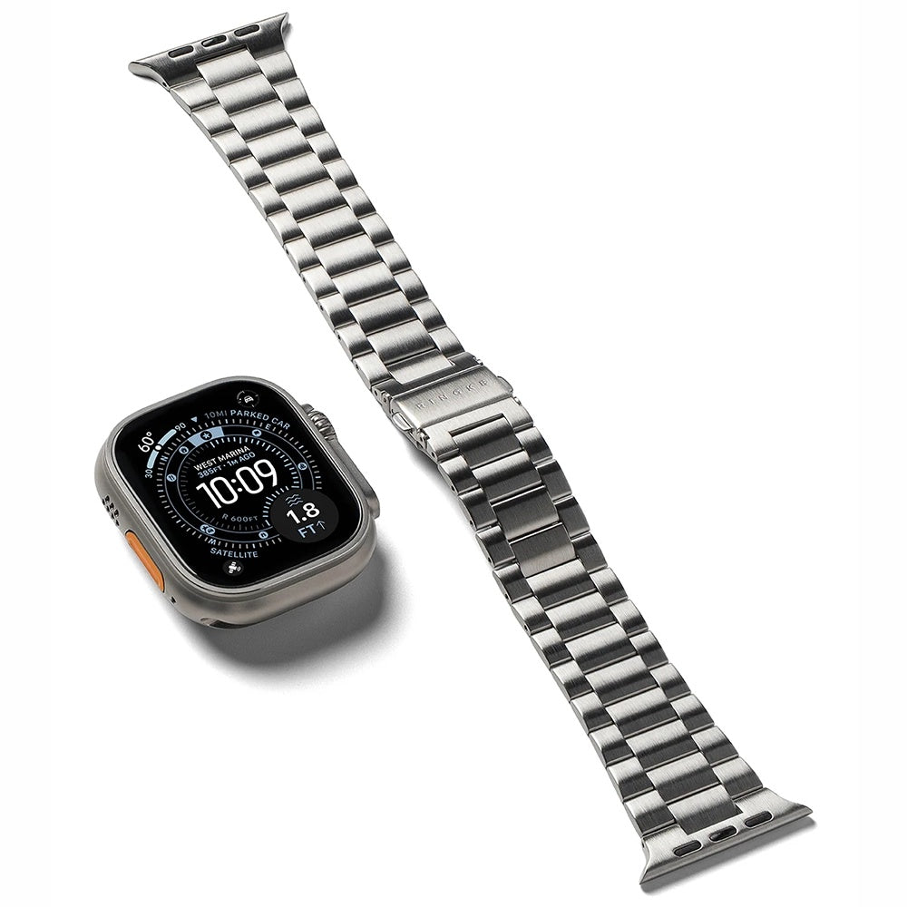 Kaiš Ringke Metal One Air za Apple Watch 49mm / 46mm / 45mm / 44mm seriju, Srebrni