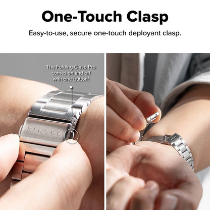 Kaiš Ringke Metal One Air za Apple Watch 49mm / 46mm / 45mm / 44mm seriju, Srebrni