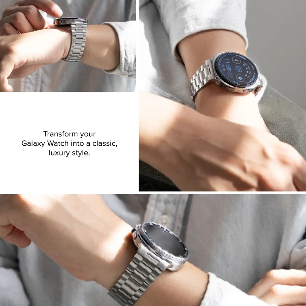 Curea Ringke Metal One Air za Samsung Galaxy Watch8 / Watch8 Classic Series, Srebrna