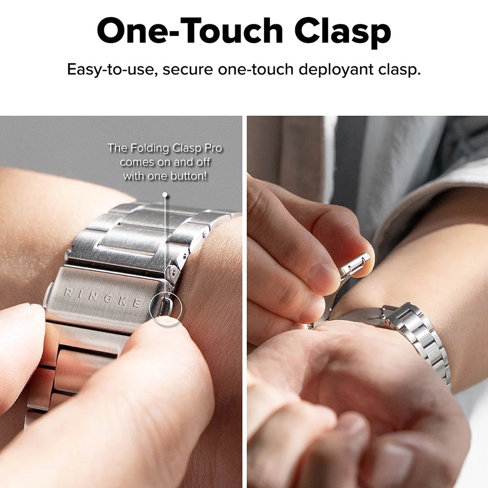 Curea Ringke Metal One Air za Samsung Galaxy Watch8 / Watch8 Classic Series, Srebrna