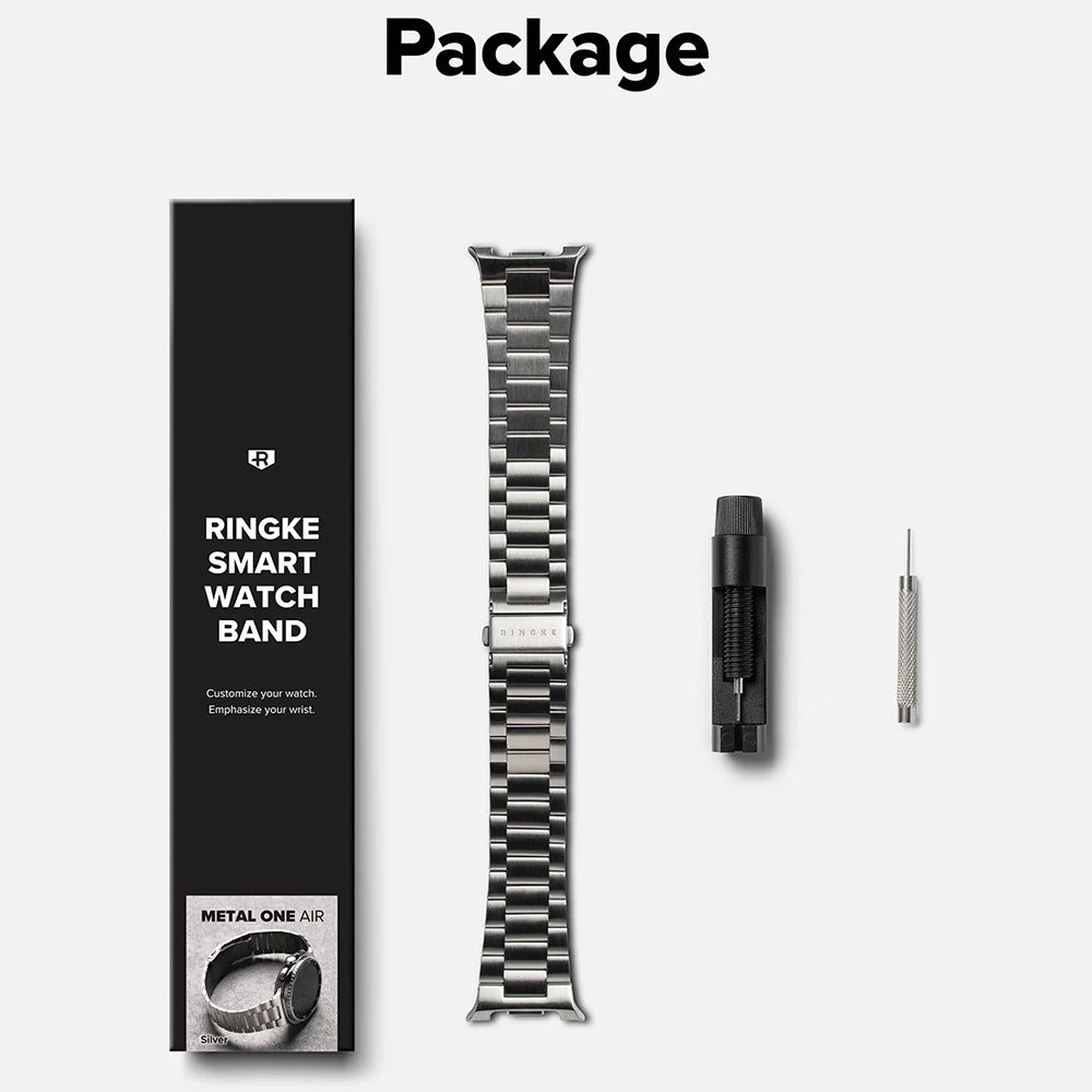 Curea Ringke Metal One Air za Samsung Galaxy Watch8 / Watch8 Classic Series, Srebrna