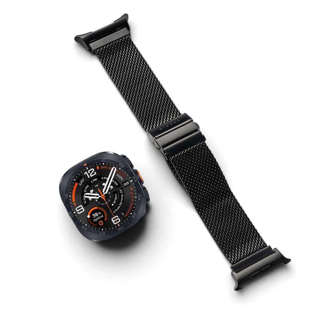 Ringke Metal One Mesh narukvica za Samsung Galaxy Watch Ultra2, crna