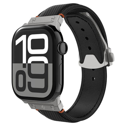 Spigen Classic Fit kaiš za Apple Watch 49mm / 46mm / 45mm / 44mm / 42mm Series, Crna AMP09304