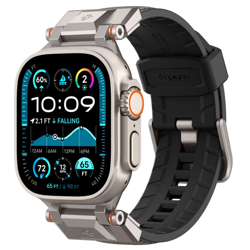 Kaiš Spigen DuraPro Armor za Apple Watch 49mm / 46mm / 45mm / 44mm / 42mm serije, sivi AMP09104