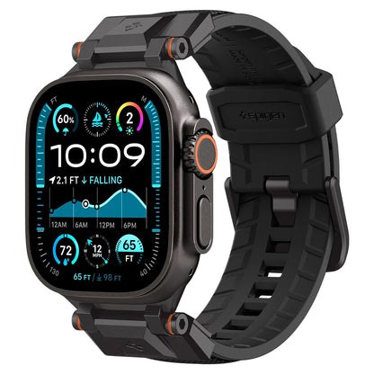 Kaiš Spigen DuraPro Armor za Apple Watch 49mm / 46mm / 45mm / 44mm / 42mm Series, Crna AMP06065