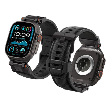 Kaiš Spigen DuraPro Armor za Apple Watch 49mm / 46mm / 45mm / 44mm / 42mm Series, Crna AMP06065