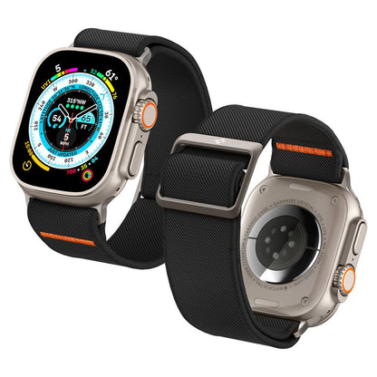 Kaiš Spigen Fit Lite Ultra za Apple Watch 49mm / 46mm / 45mm / 44mm / 42mm serije, Crni AMP05983