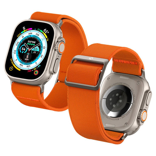 Kaiš Spigen Fit Lite Ultra za Apple Watch 49mm / 46mm / 45mm / 44mm / 42mm serije, Narandžasti