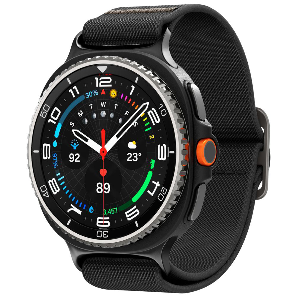 Kaiš Spigen Lite Fit za Samsung Galaxy Watch8 / Watch8 Classic Series, Crna