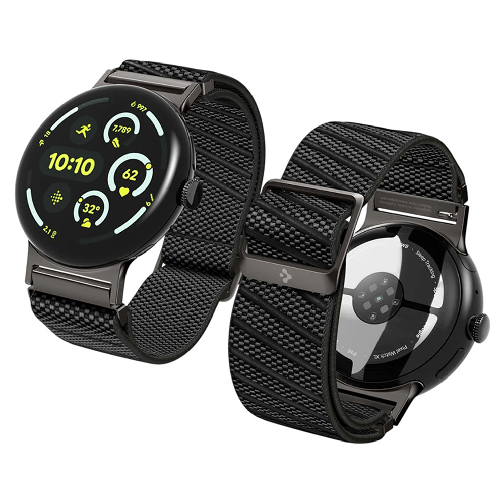 Kaiš Spigen Lite Fit X za Google Pixel Watch 4 41mm / Watch 3 41mm / Watch 2 / Watch, Crni AMP11420