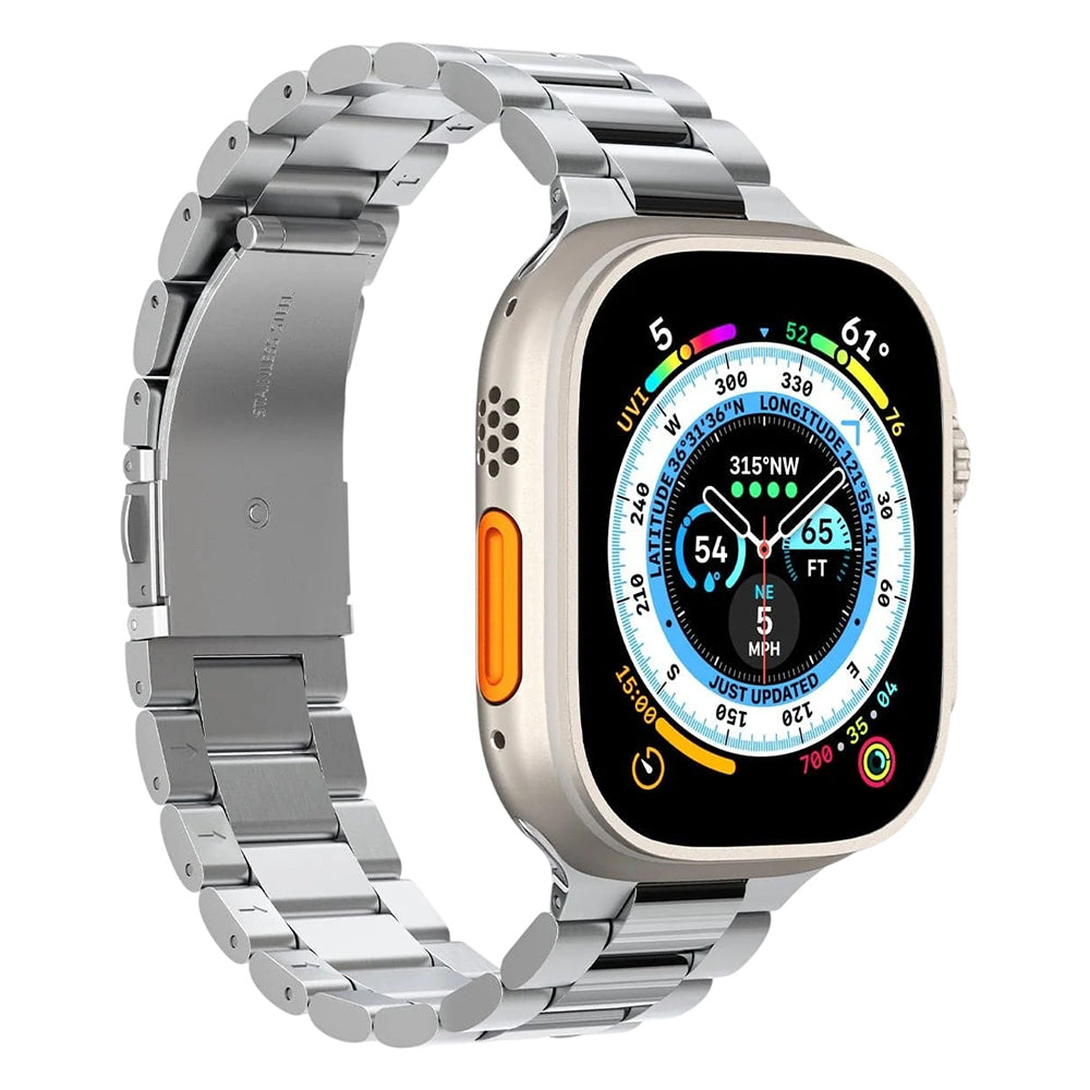 Spigen Modern Fit 316L kaiš za Apple Watch 49mm / 46mm / 45mm / 44mm / 42mm Series, Srebrna AMP06356