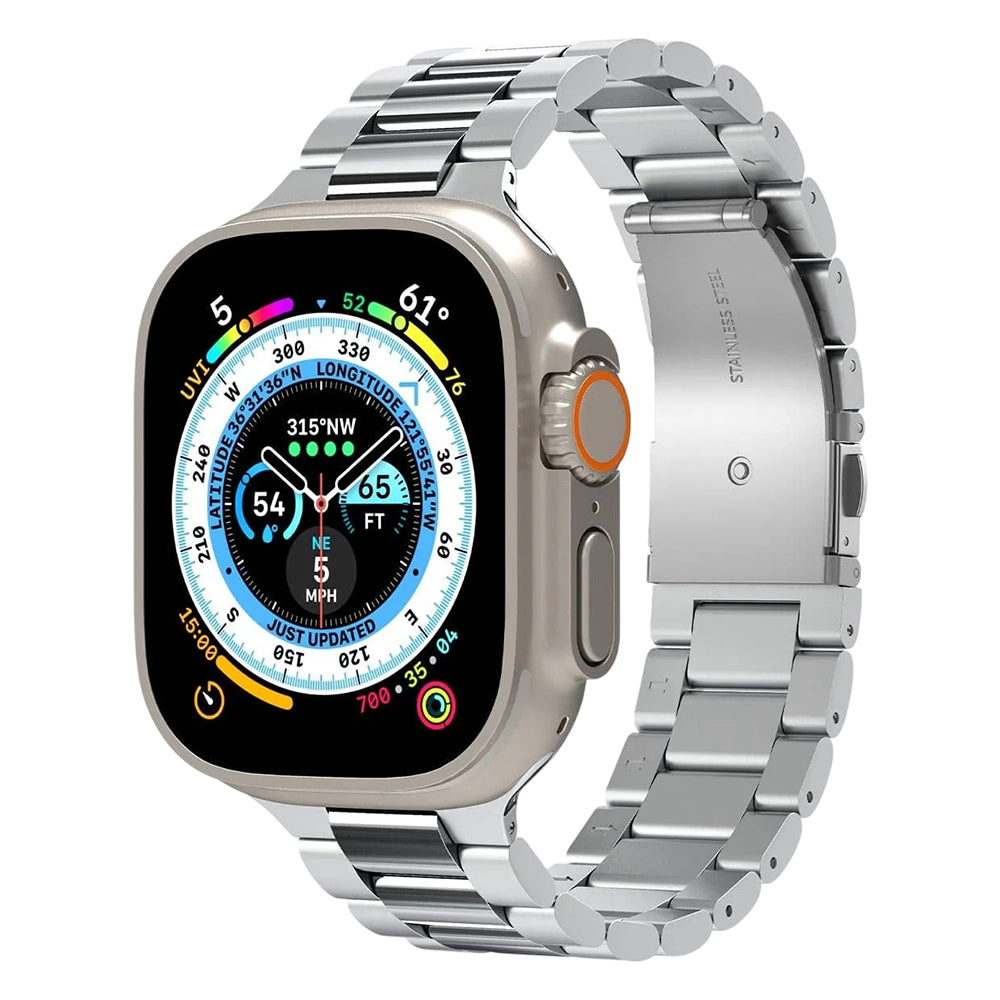 Spigen Modern Fit 316L kaiš za Apple Watch 49mm / 46mm / 45mm / 44mm / 42mm Series, Srebrna AMP06356