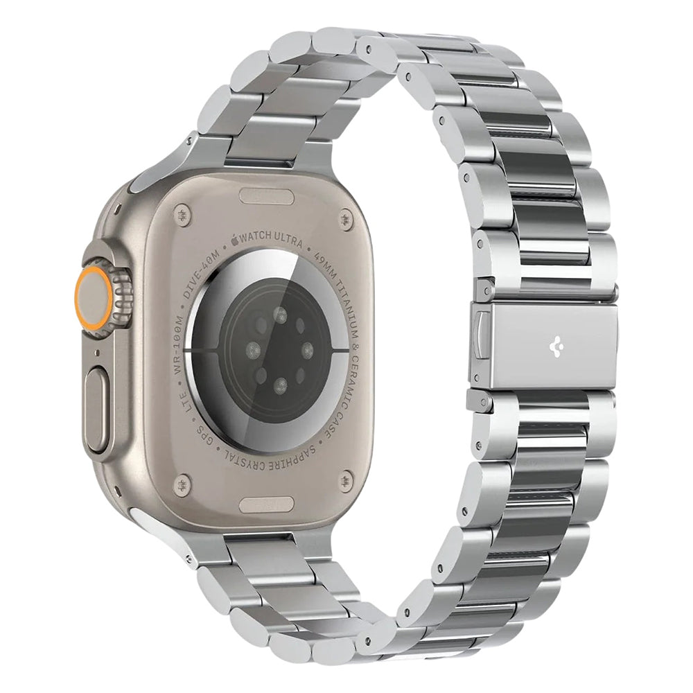 Spigen Modern Fit 316L kaiš za Apple Watch 49mm / 46mm / 45mm / 44mm / 42mm Series, Srebrna AMP06356