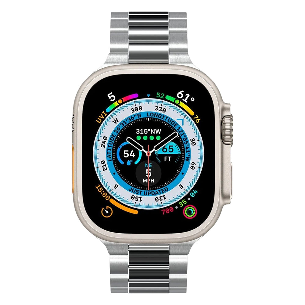 Spigen Modern Fit 316L kaiš za Apple Watch 49mm / 46mm / 45mm / 44mm / 42mm Series, Srebrna AMP06356