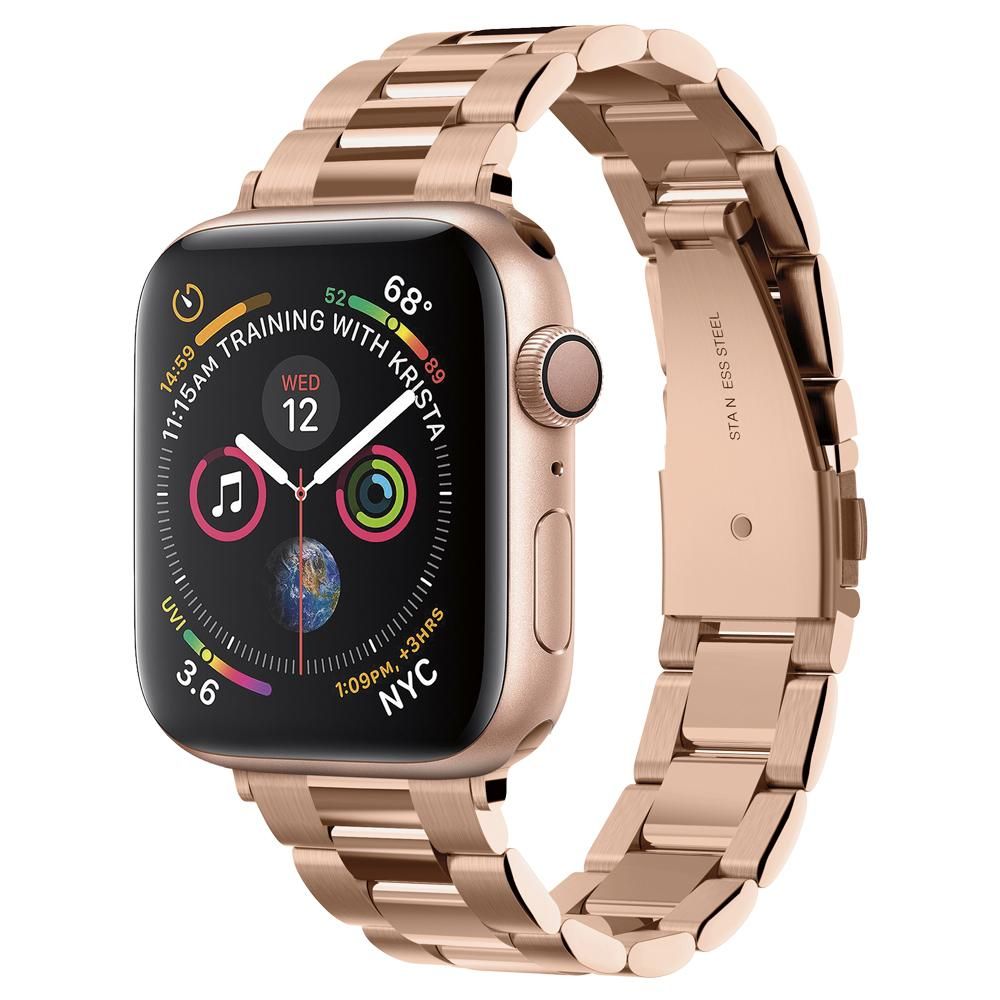 Kaiš Spigen Modern Fit za Apple Watch 42mm / 41mm / 40mm / 38mm Series, Roze Zlato 061MP25944
