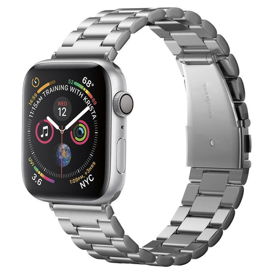 Kaiš Spigen Modern Fit za Apple Watch 49mm / 46mm / 45mm / 44mm / 42mm serije, Srebrni
