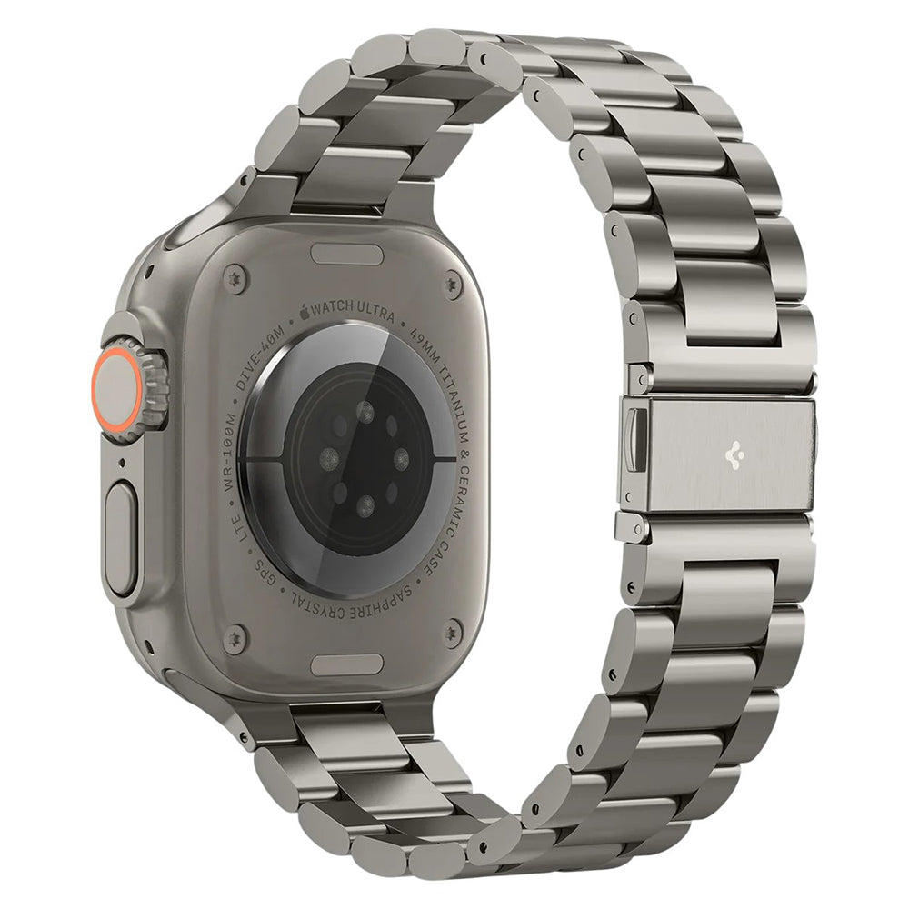 Spigen Modern Fit Titanium kaiš za Apple Watch 49 mm / 46 mm / 45 mm / 44 mm Series, sivi AMP09105