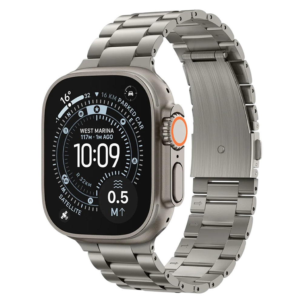 Spigen Modern Fit Titanium kaiš za Apple Watch 49 mm / 46 mm / 45 mm / 44 mm Series, sivi AMP09105