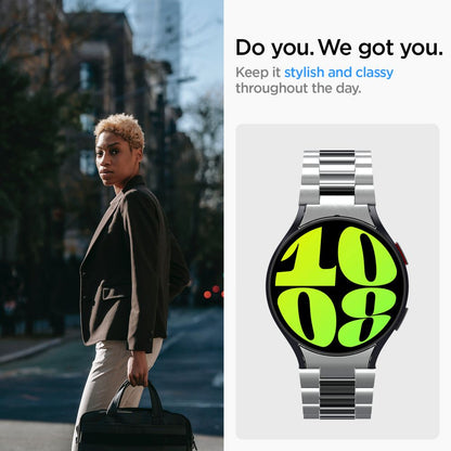 Kaiš Spigen Modern Fit za Samsung Galaxy Watch6 44mm, Srebrni