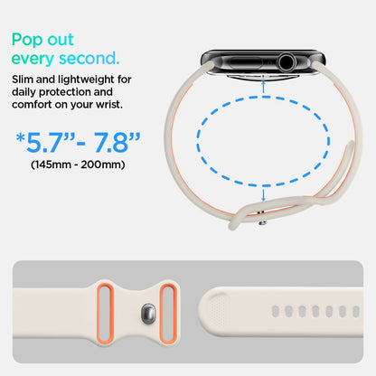 Kaiš Spigen Nano Pop za Apple Watch 42mm / 41mm / 40mm / 38mm serije, Bež