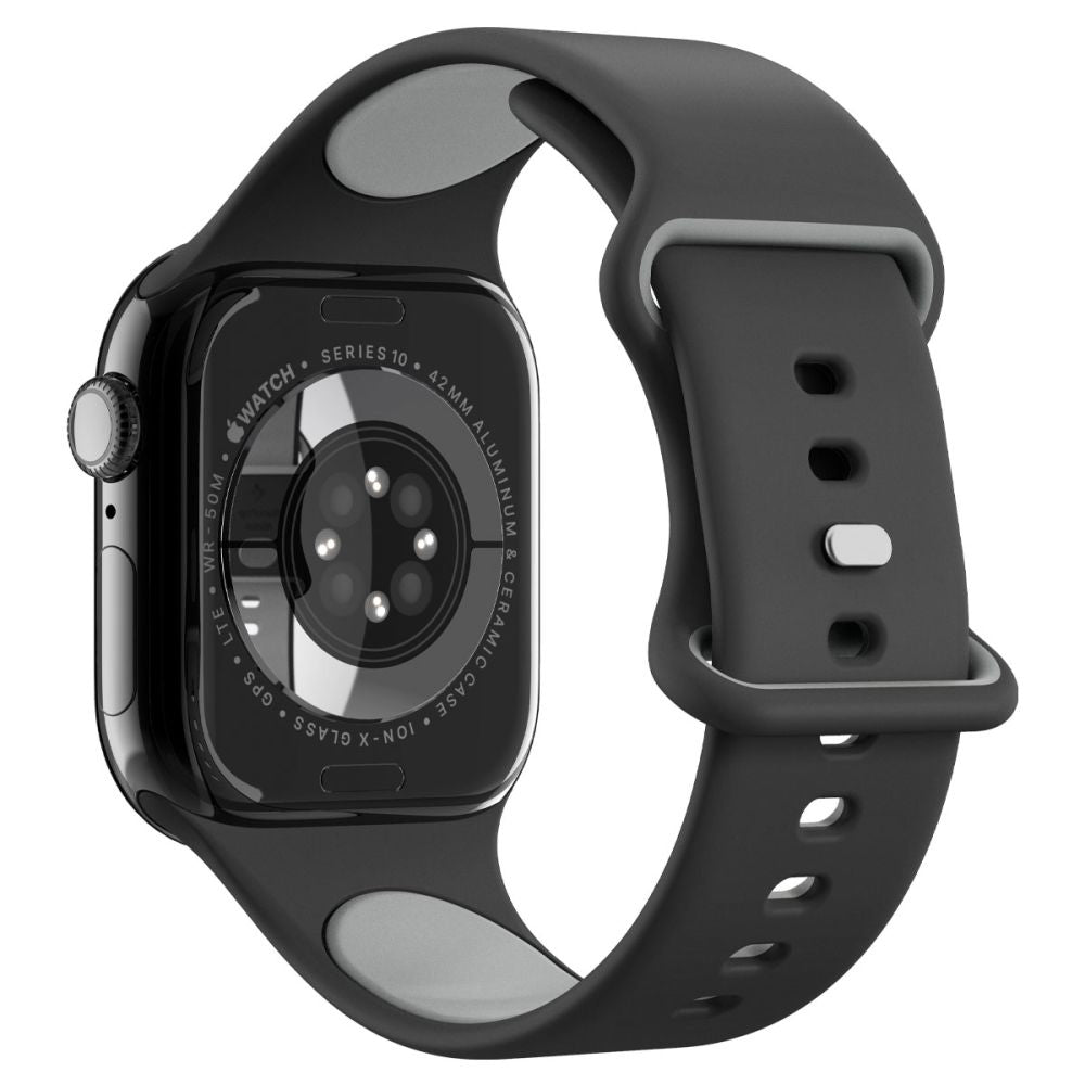 Kaiš Spigen Nano Pop za Apple Watch 42mm / 41mm / 40mm / 38mm seriju, Crni