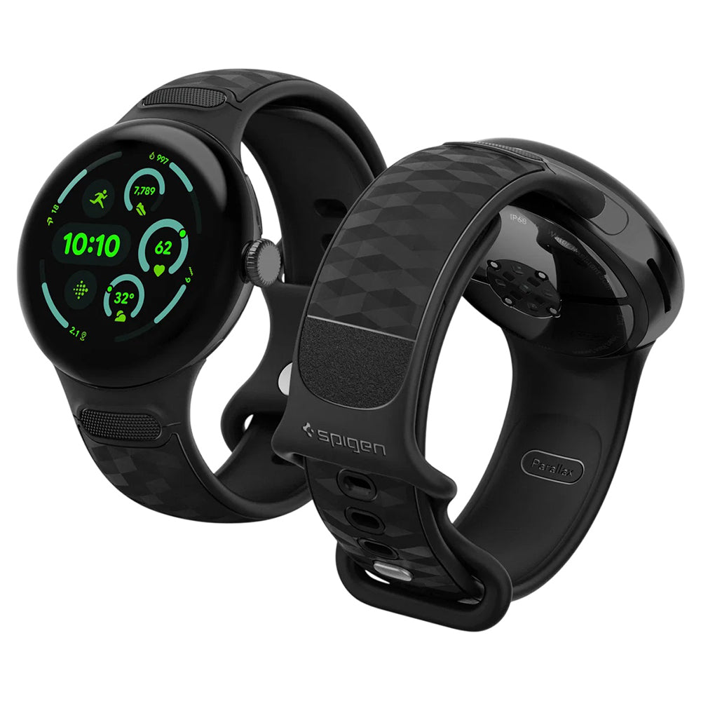 Spigen Parallax kaiš za Google Pixel Watch 45mm Series, Crna Mat AMP10192