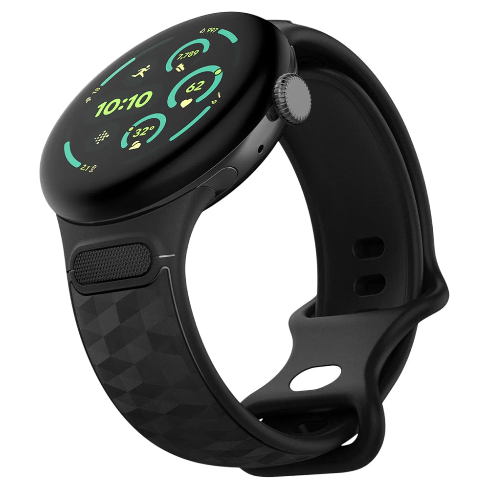 Spigen Parallax kaiš za Google Pixel Watch 45mm Series, Crna Mat AMP10192