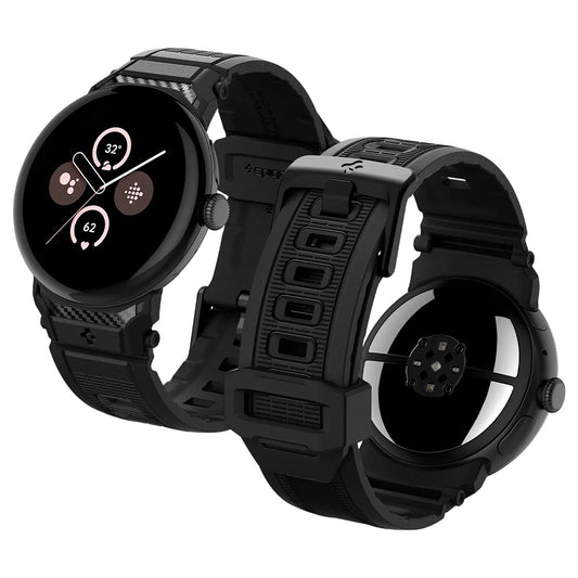 Spigen Rugged kaiš za Google Pixel Watch 41mm Series, Crna AMP07556