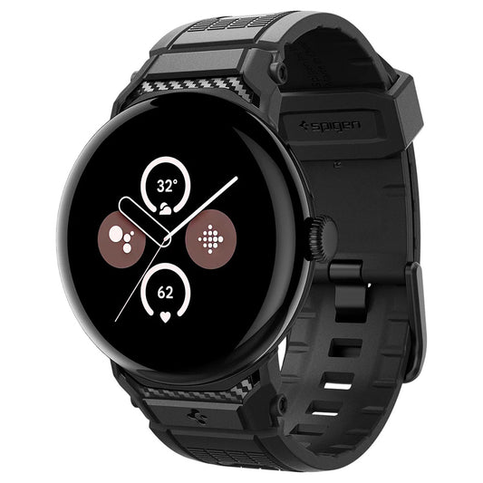 Spigen Rugged kaiš za Google Pixel Watch 41mm Series, Crna AMP07556