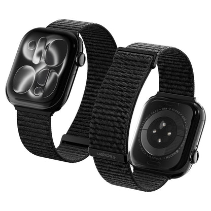 Kaiš Spigen WBF01 za Apple Watch 49mm / 46mm / 45mm / 44mm Series, Crna AMP11833