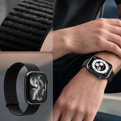 Kaiš Spigen WBF01 za Apple Watch 49mm / 46mm / 45mm / 44mm Series, Crna AMP11833