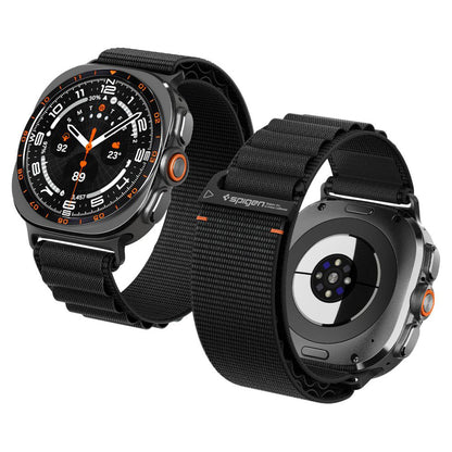 Spigen WBF1 kaiš za Samsung Galaxy Watch Ultra Series, Crna AMP11613