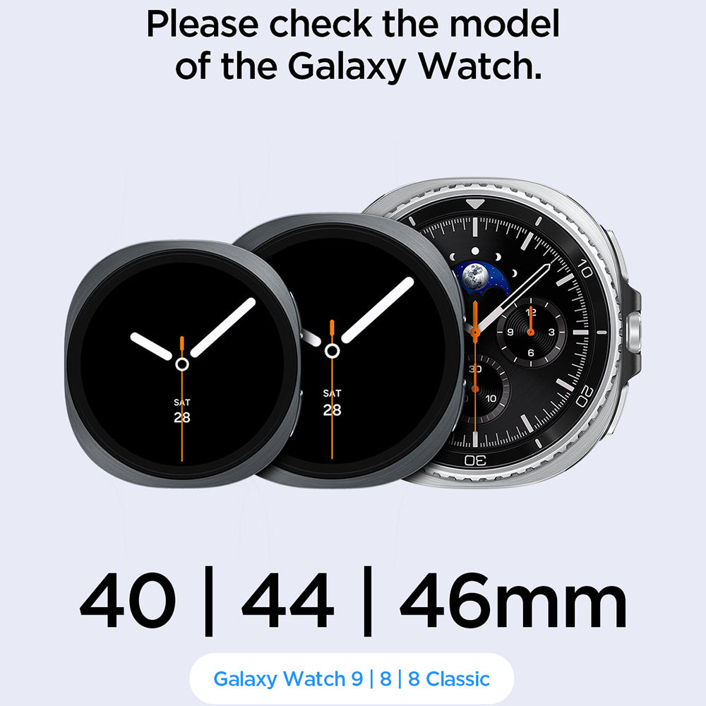 Kaiš Spigen WBF1 za Samsung Galaxy Watch9 / Watch8 / Watch8 Classic Series, Crna AMP11607