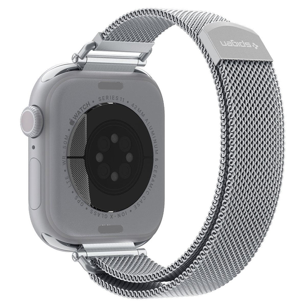 Kaiš Spigen WBM4 za Apple Watch 42mm / 41mm / 40mm Series, Srebrna AMP10498