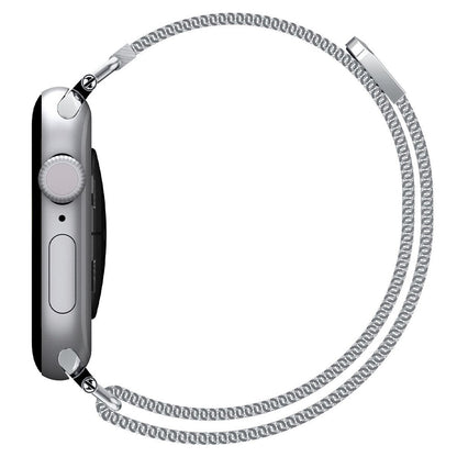 Kaiš Spigen WBM4 za Apple Watch 42mm / 41mm / 40mm Series, Srebrna AMP10498