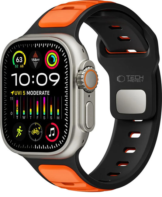 Kaiš Tech-Protect Iconband Line za Apple Watch 49mm / 46mm / 45mm / 44mm serije, Narandžasti