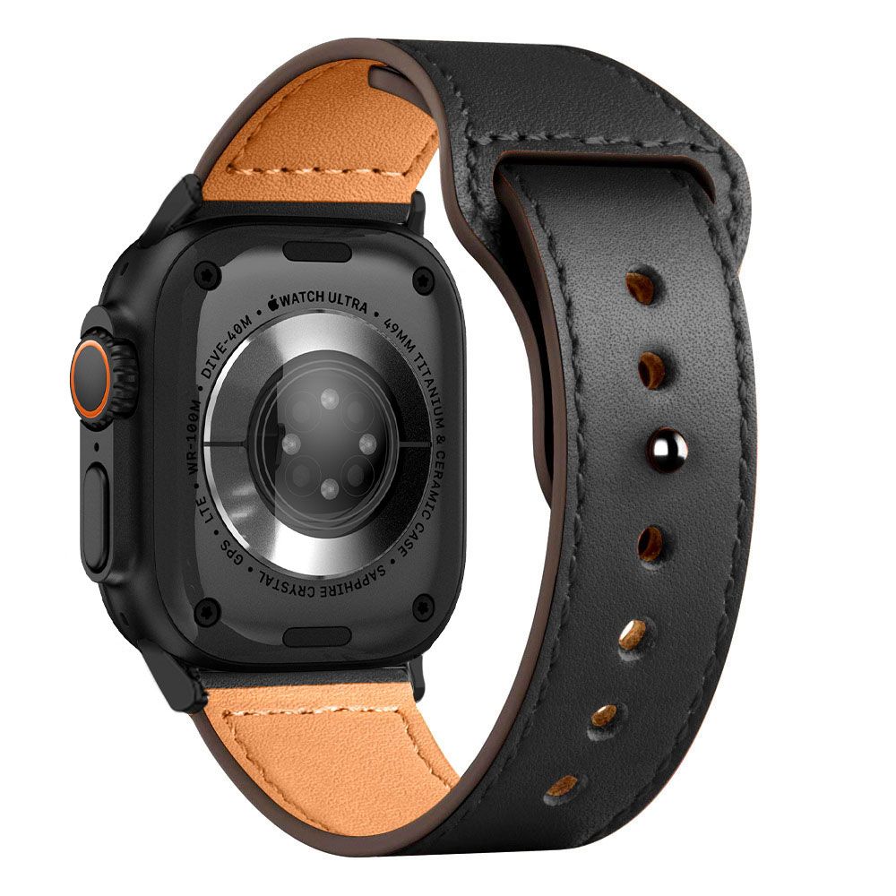 Kaiš Tech-Protect NaturalFit za Apple Watch 49mm / 45mm / 44mm / 42mm serije, crni