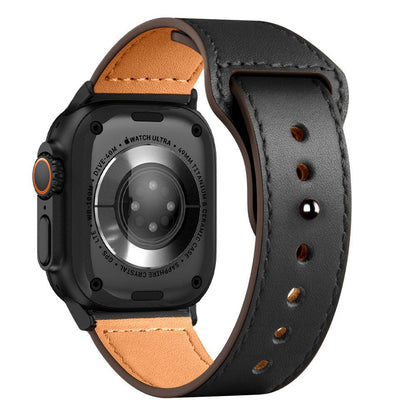 Kaiš Tech-Protect NaturalFit za Apple Watch 49mm / 45mm / 44mm / 42mm serije, crni