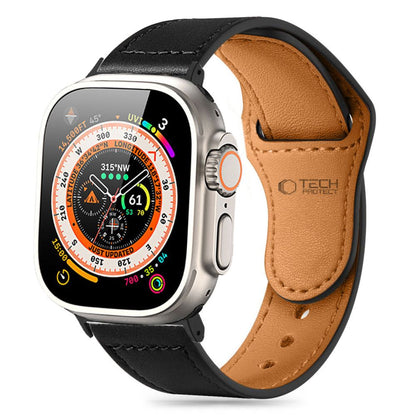 Kaiš Tech-Protect NaturalFit za Apple Watch 49mm / 45mm / 44mm / 42mm serije, crni