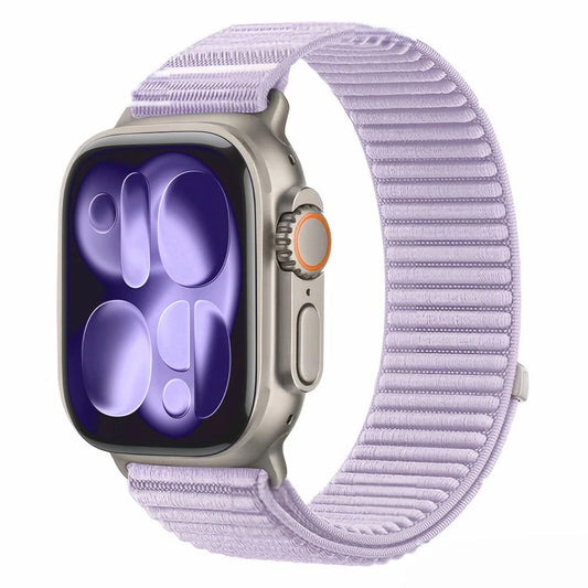 Tech-Protect NylonLoop kaiš za Apple Watch 49 mm / 46 mm / 45 mm / 44 mm Series, ljubičasti
