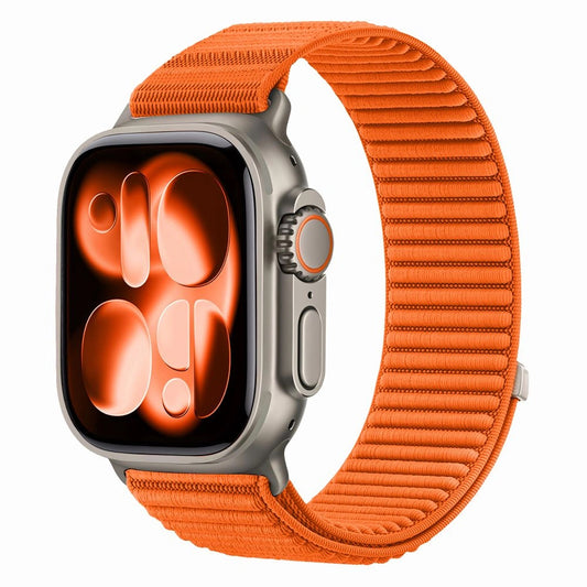 Tech-Protect NylonLoop kaiš za Apple Watch 49 mm / 46 mm / 45 mm / 44 mm serije, narandžasti